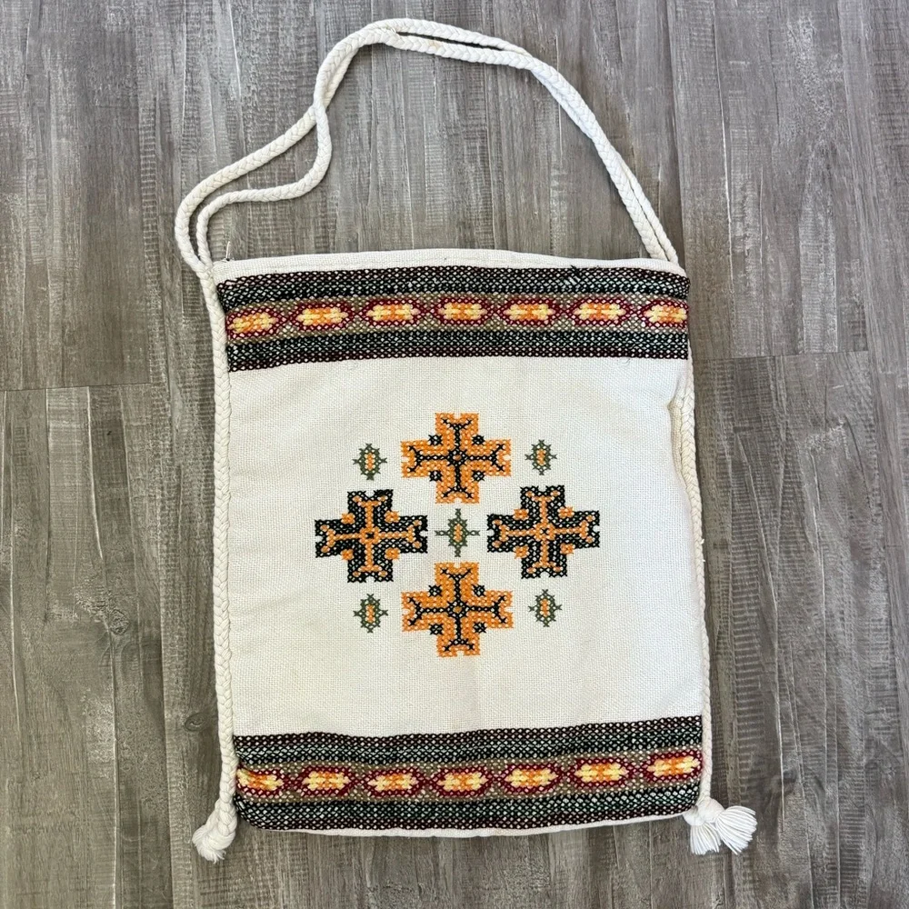 Embroidered Tote Bag